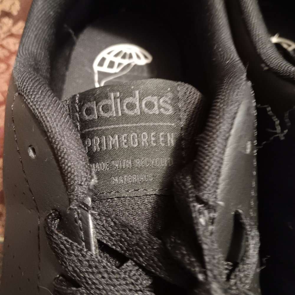 2021 Adidas Advantage Shoes/Sneakers (HO0570) Preowned Black Color Men's Sz 11 - Picture 6 of 13